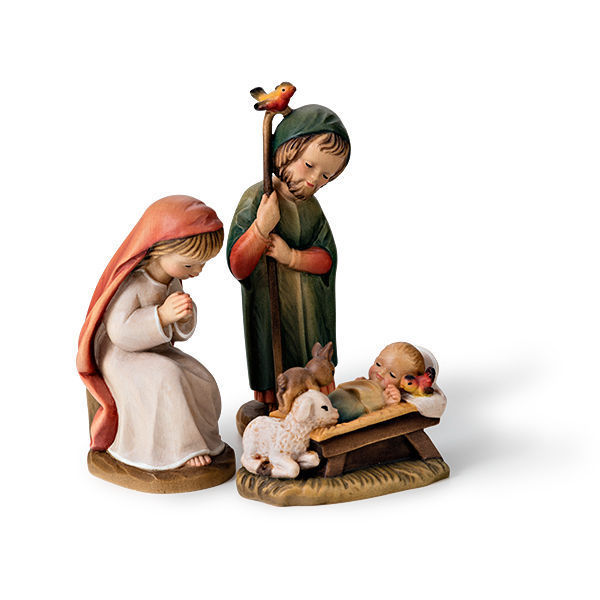 Heilige Familie mit Kind (weitere Figuren einzeln erhältlich)